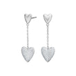 Silver earrings RISANOR