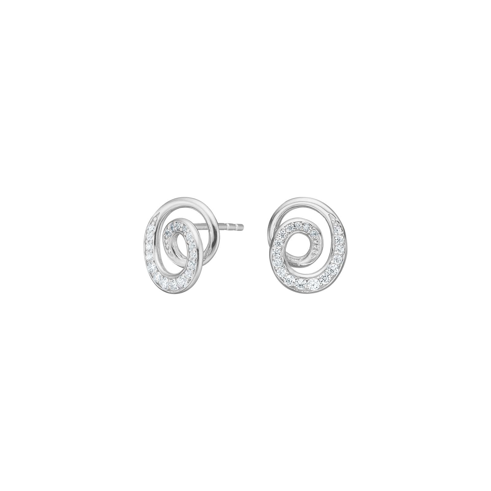 Silver earrings large RUELLENOR