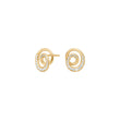 Silver earrings large RUELLENOR