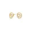 Silver earrings large RUELLENOR