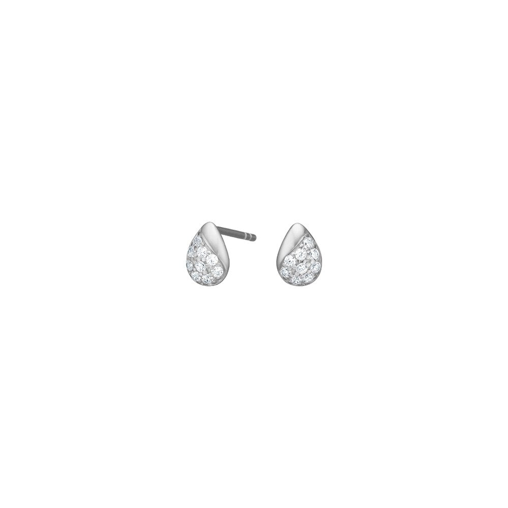 Silber-Ohrstecker TARANOR - Rhodiniert