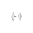 Silver earrings LEAVE52