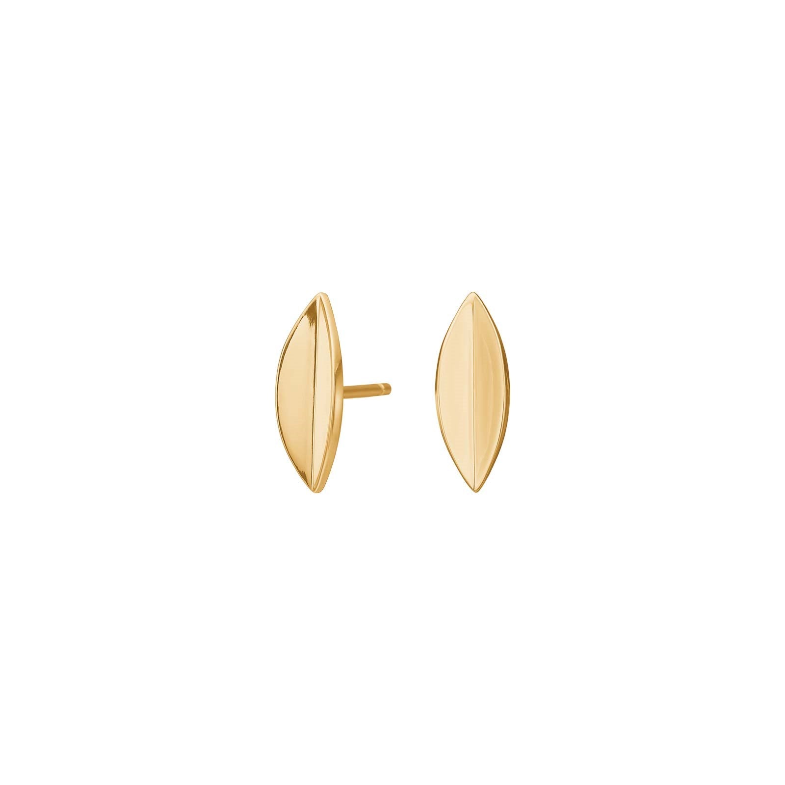 Silver earrings LEAVE52