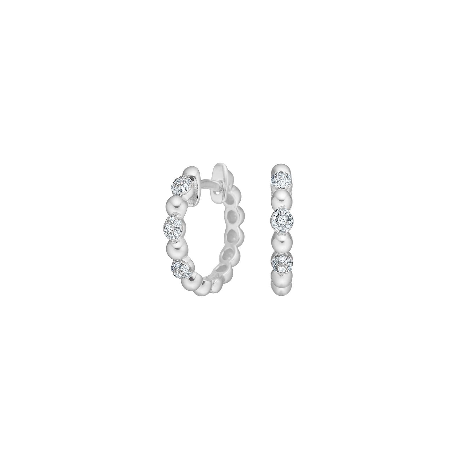 Silver ear studs PENNYNOR