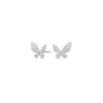 Earring butterfly w/cz - RiveraNor
