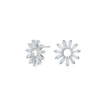 Silver earrings ROSETTANOR