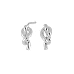 Rhod. Silver earring