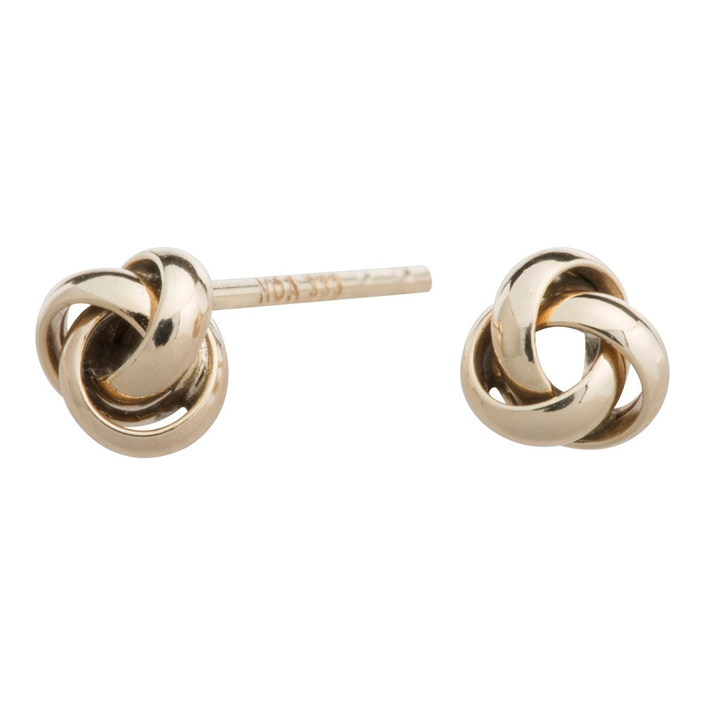 14ct. gold earrings knot