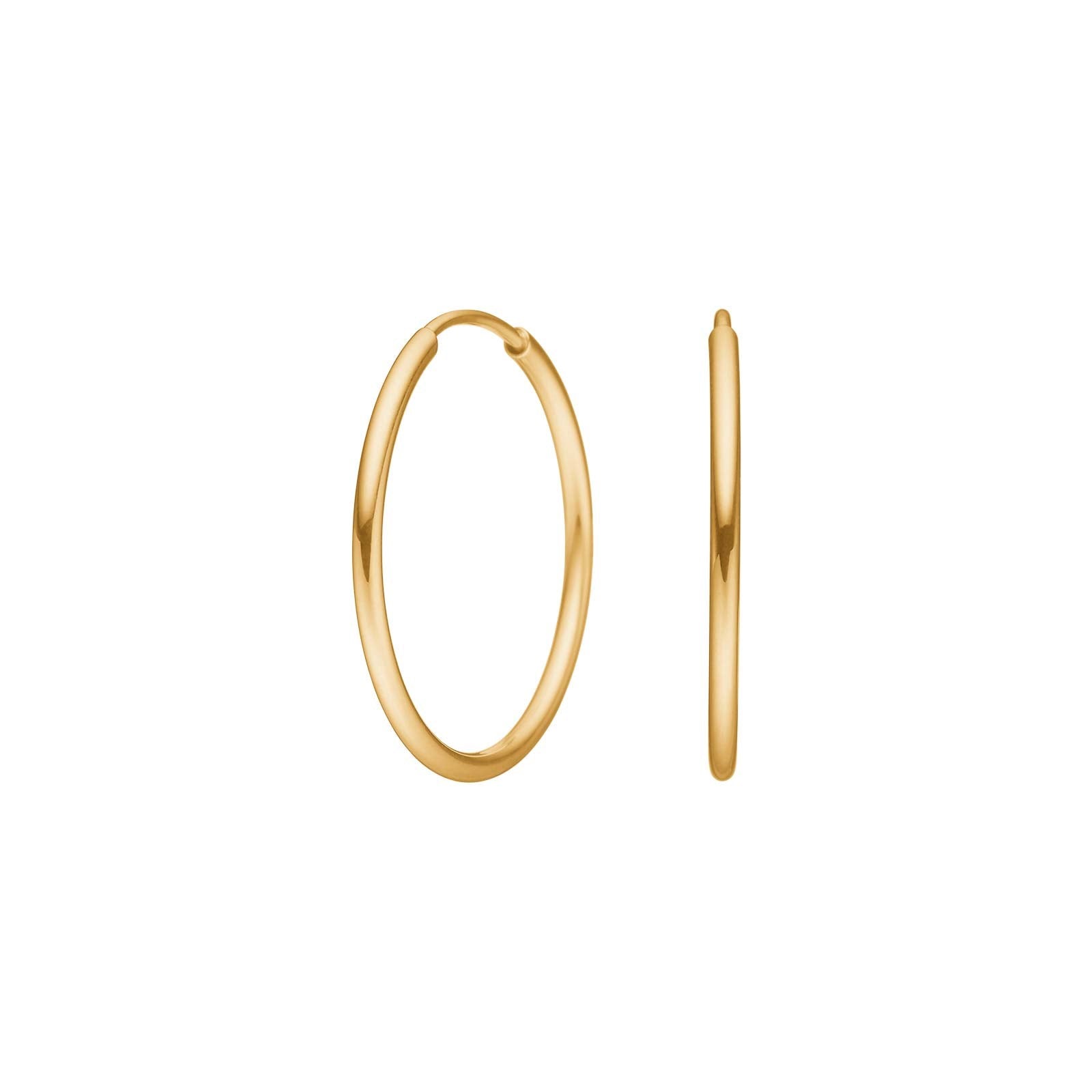 14kt. Goldohrringe 23mm