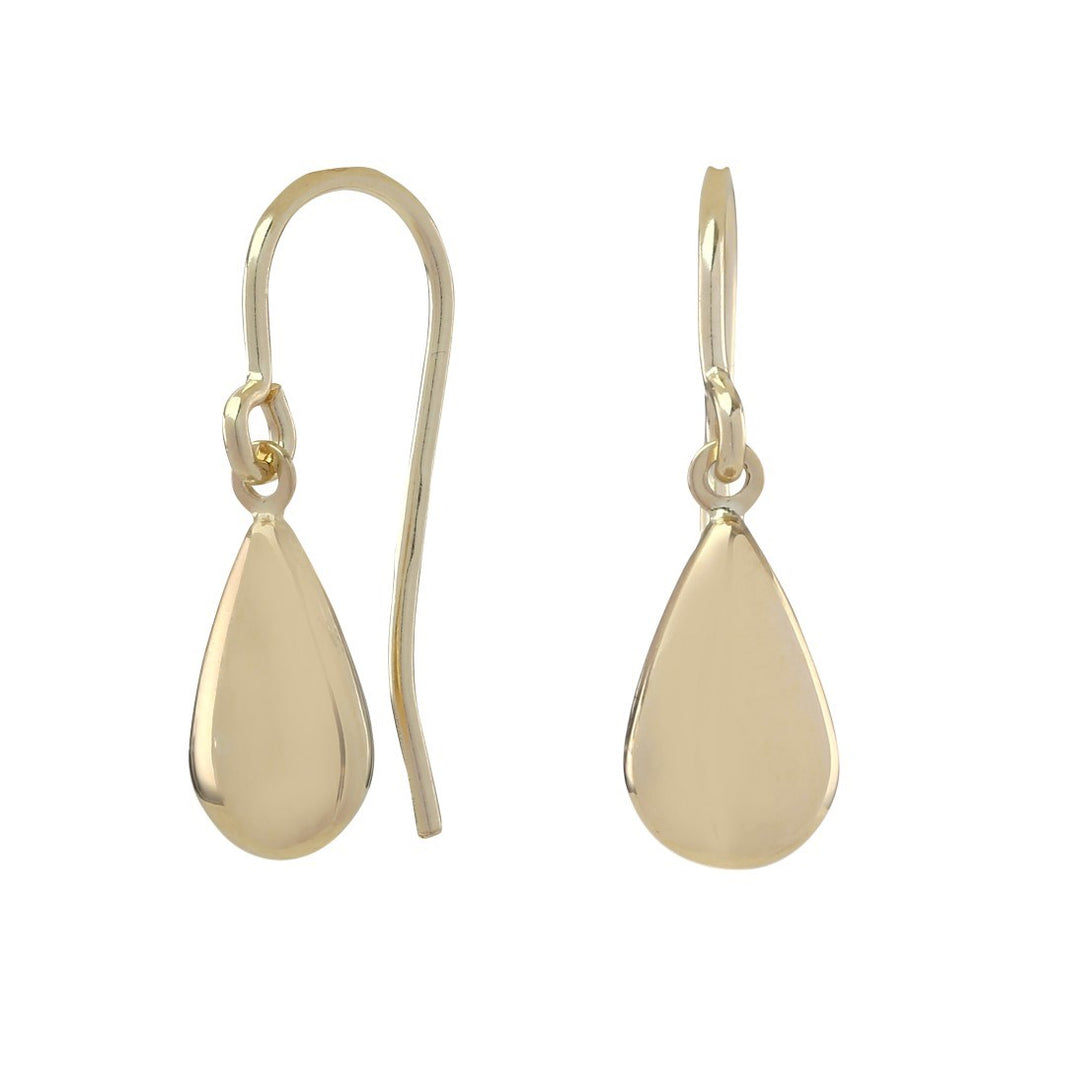 8kt. guldørehænger dråbe
