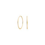 14kt. Goldohrringe 30mm