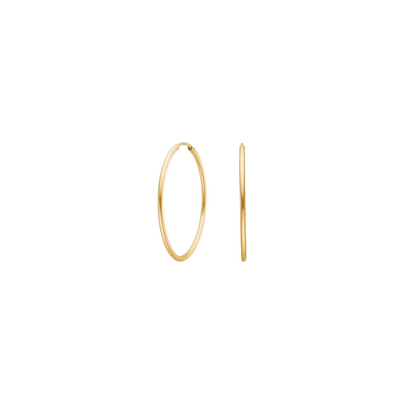 14kt. Goldohrringe 30mm
