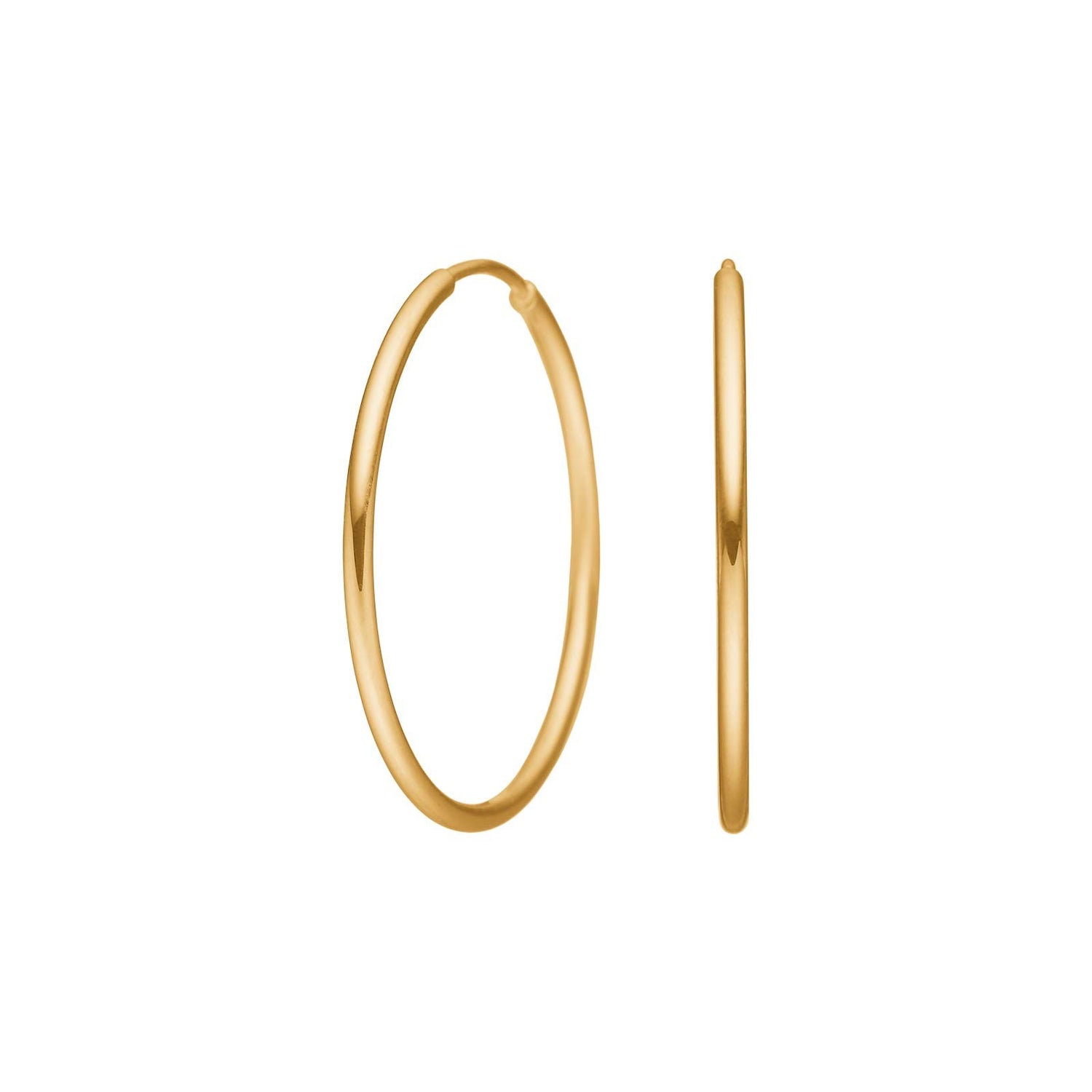 8kt. Goldohrringe 28mm