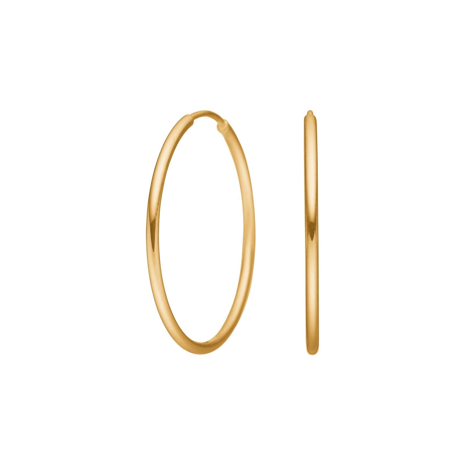 8kt. Goldohrringe 28mm