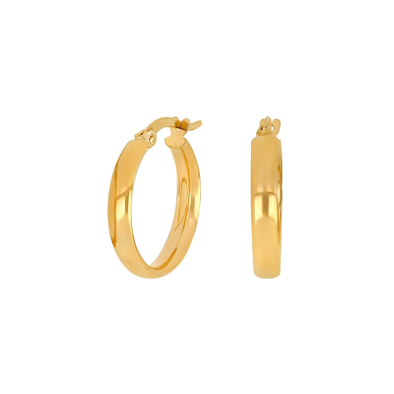 8kt. Goldohrringe 18mm