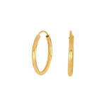 8kt. Goldohrringe 20x2mm