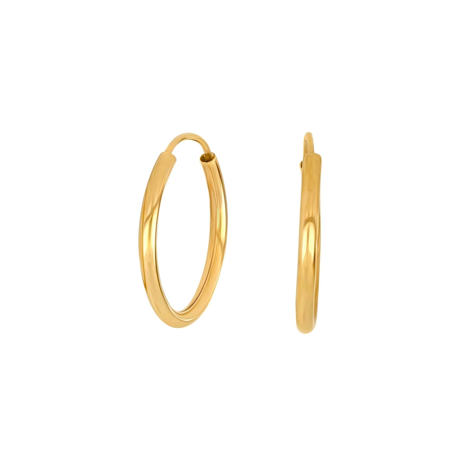 8kt. Goldohrringe 20x2mm