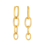 8ct. gold earrings open links
