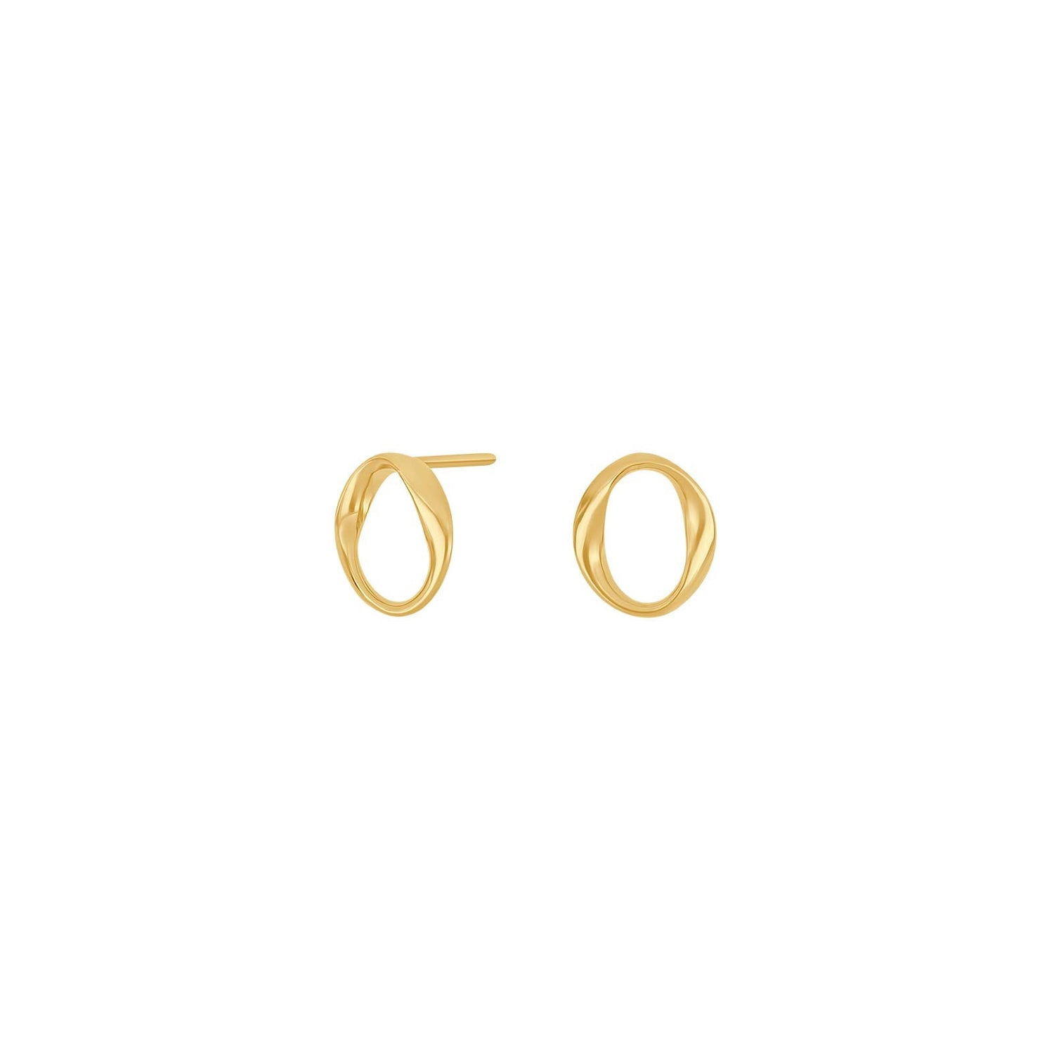 8kt. Goldohrringe
