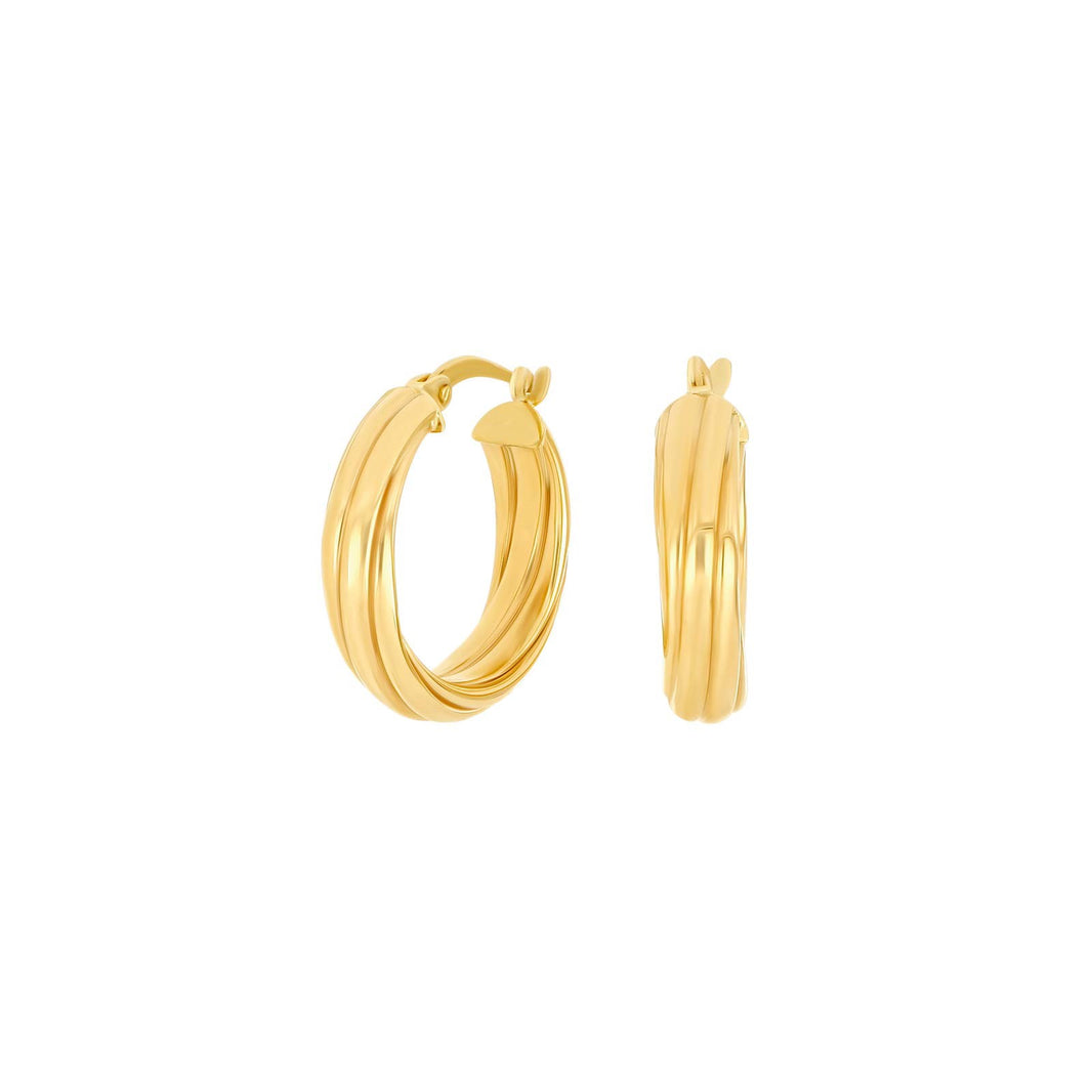 8ct. gold hoops