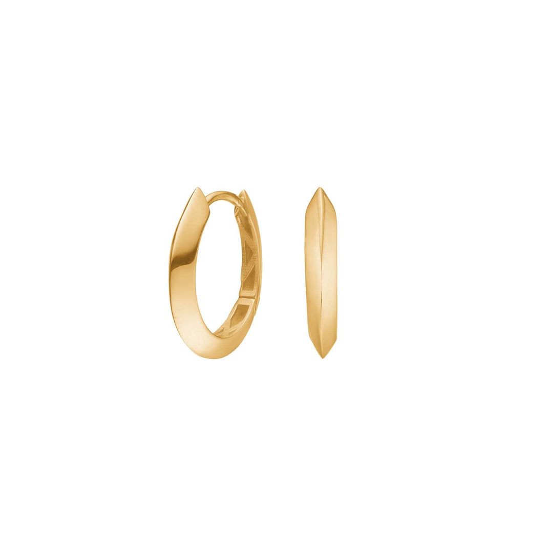 8ct gold hoops