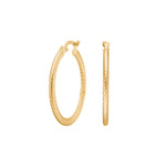 8ct gold hoops