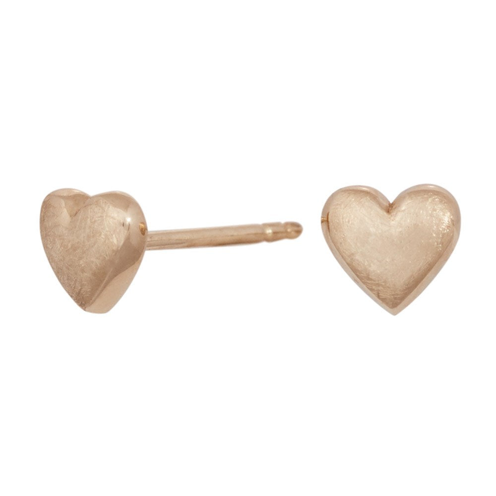 8ct. gold earrings heart