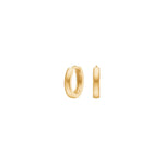 8kt. goldcreolen 2*10mm