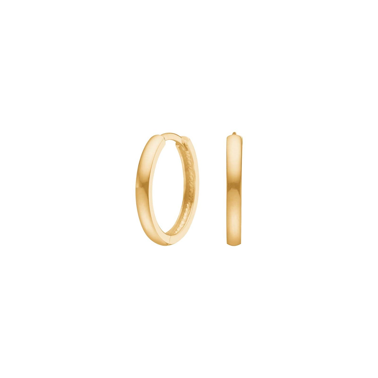 14kt. goldcreolen 2*16mm