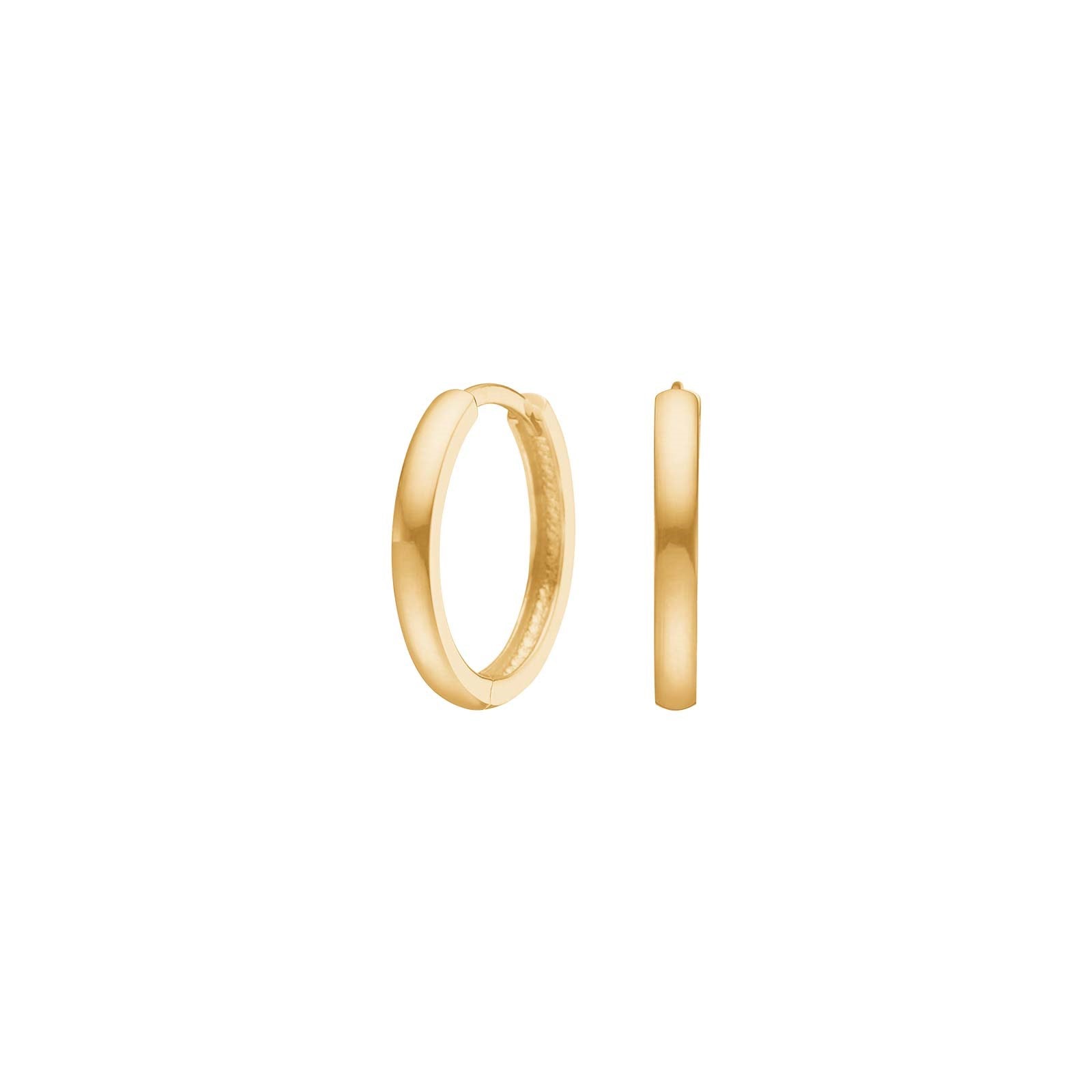 14kt. goldcreolen 2*16mm