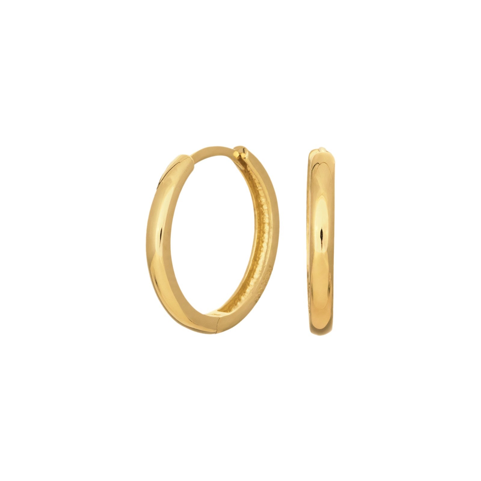 14kt. goldcreolen 2*16mm