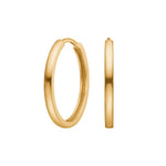 8ct. Gold Creolen 2x20mm