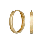14kt. goldcreolen 3*20mm
