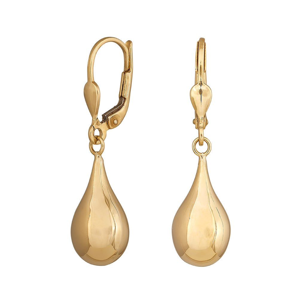 8ct. gold drop earrings