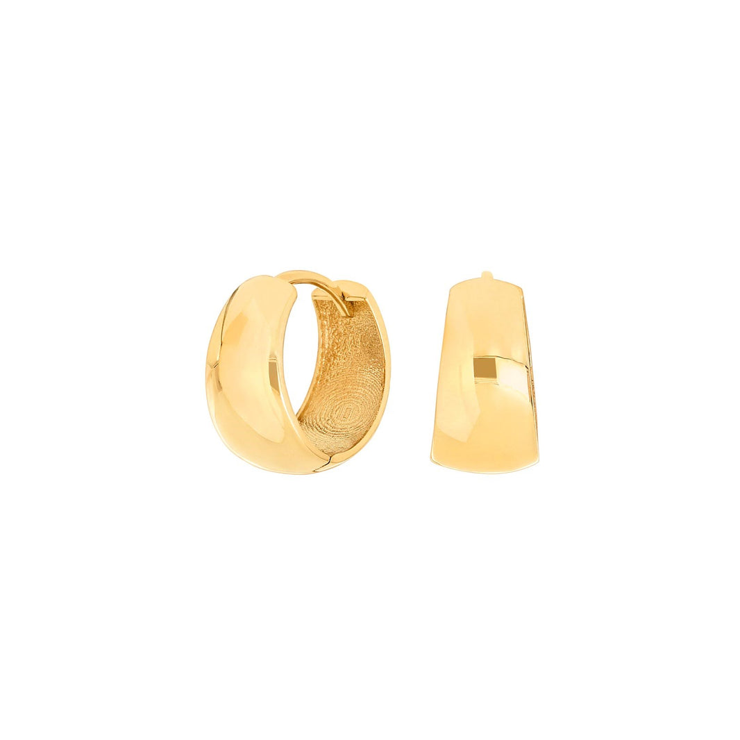 8ct. gold creoles 15mm