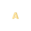 14 kt. gold earring letter - 1 pc.