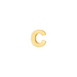 14 kt. gold earring letter - 1 pc.