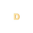 14 kt. gold earring letter - 1 pc.