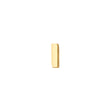 14 kt. gold earring letter - 1 pc.