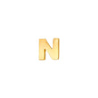 14 kt. gold earring letter - 1 pc.
