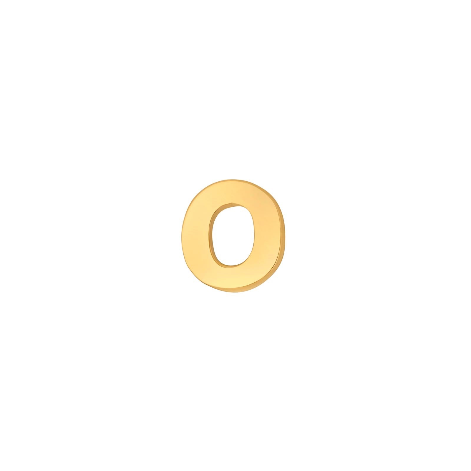 14 kt. gold earring letter - 1 pc.