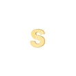 14 kt. gold earring letter - 1 pc.