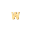 14 kt. gold earring letter - 1 pc.