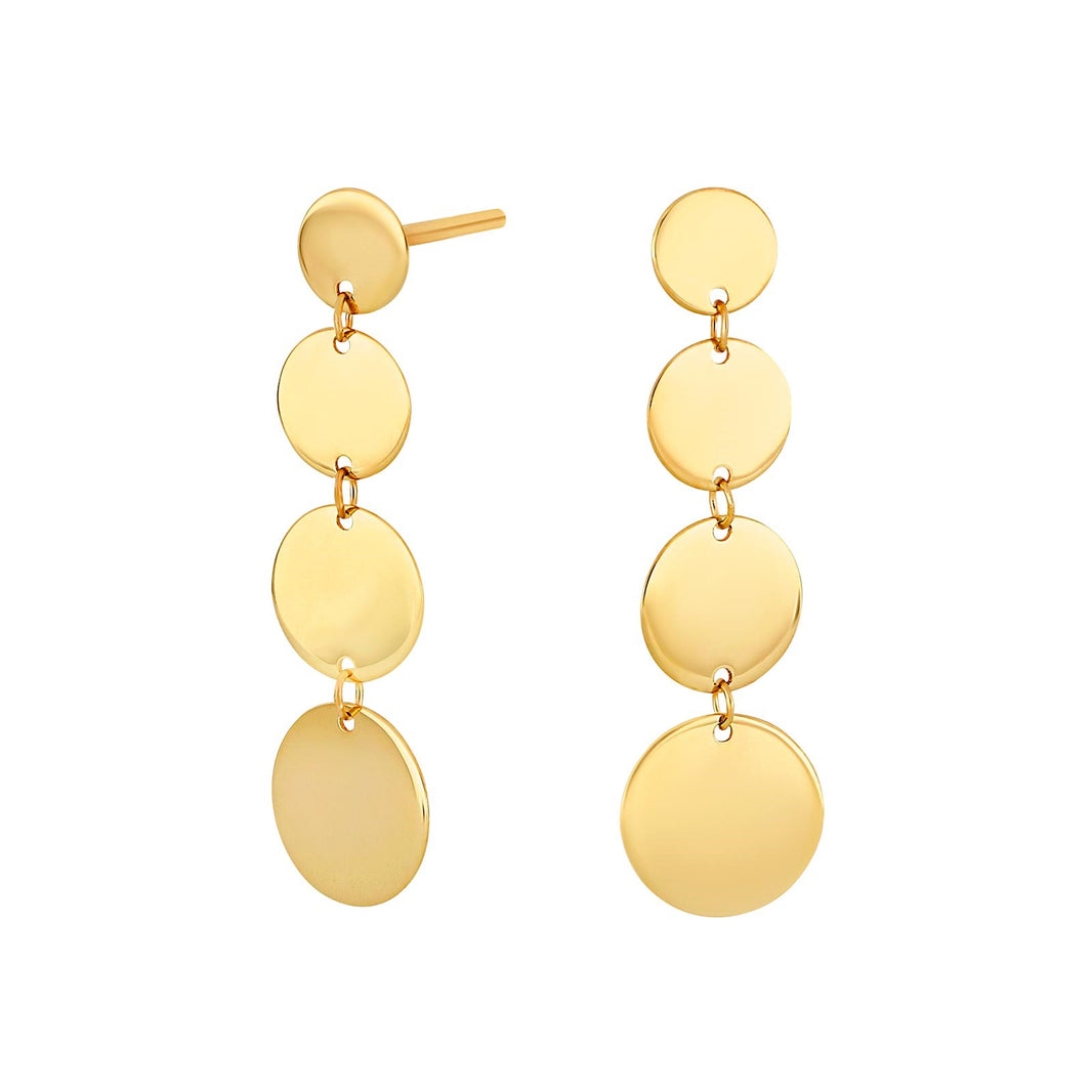 8ct. gold ear hanger