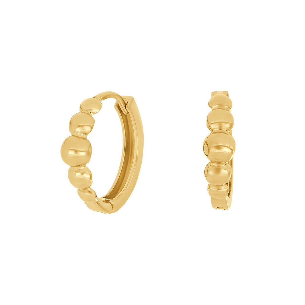 8ct. gold hoops 14mm