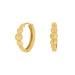 8ct. gold hoops 14mm