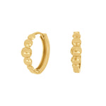8ct. gold hoops 14mm