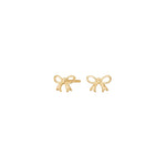8ct. gold earrings bow