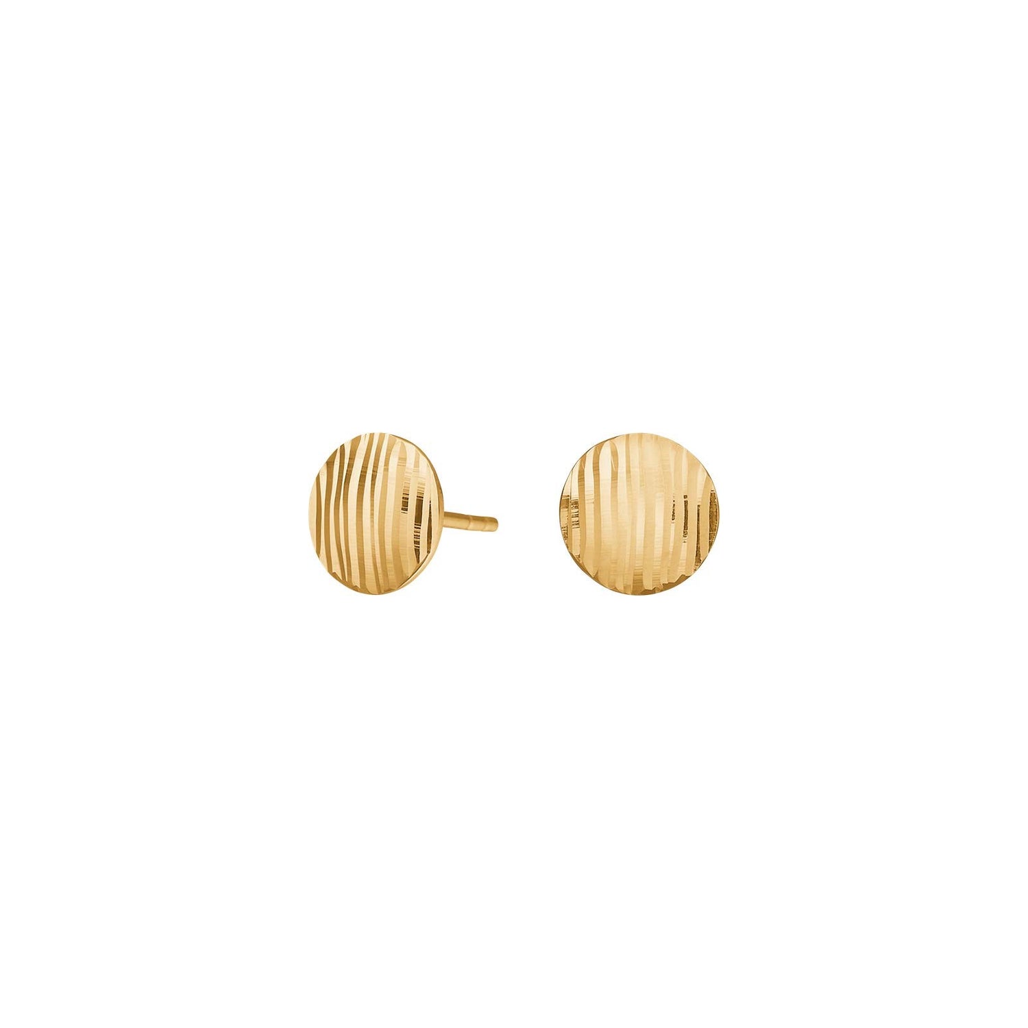 8kt. Gold Ohrstecker Kreis