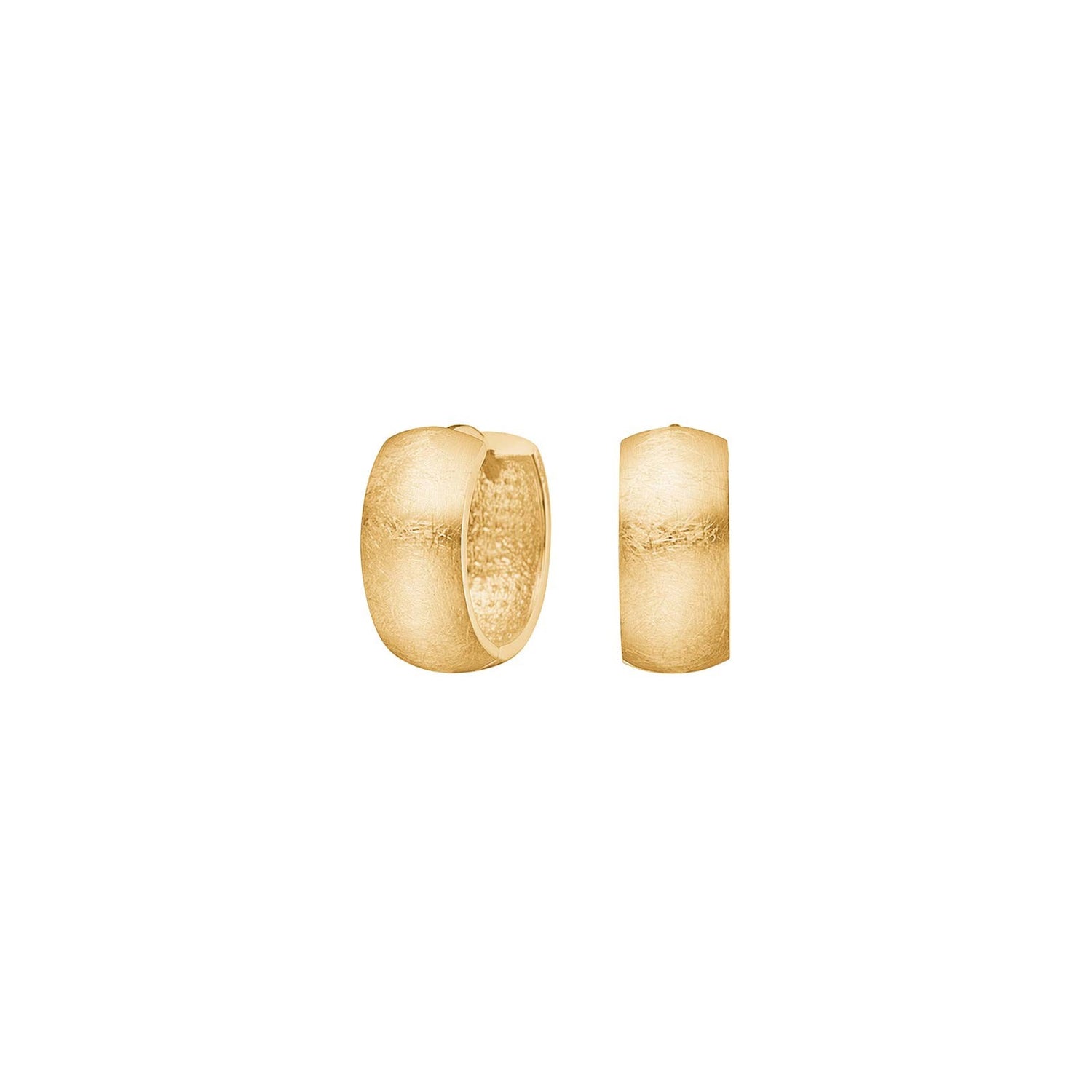 8kt. goldcreolen 13mm